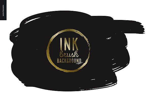 EPS 해외이미지 백그라운드 일러스트 붓터치 사람없음 검은색 질감 그런지 레터링 국경 해외202004 해외202105 해외일러스트 컬러 파일형식 벡터