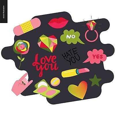 EPS 해외이미지 손 꽃 별 분홍색 말풍선 일러스트 사랑 타이포그라피 글자캘리그라피 신체부위 연두색 단어 검은색 립스틱 하트 반지 반창고 보석 입술 다이아몬드 팩트 해외202004 해외202105 아기자기 해외일러스트 자연요소 모양 식물 문자 감정 컬러 컨셉 장신구 캘리그라피 사람 초록색 화장품 의료용품 광석 파일형식 벡터