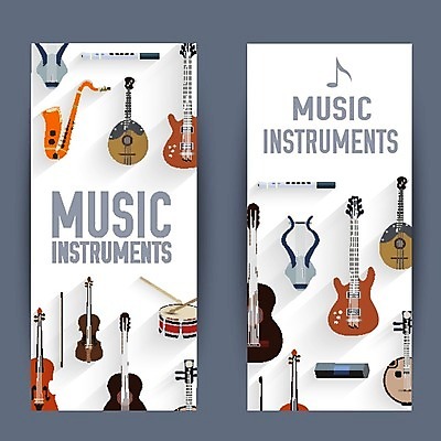 EPS 해외이미지 음악 음표 일러스트 현악기 사람없음 세트 콘서트 기타 플랫 일렉기타 색소폰 바이올린 드럼 초대장 트럼펫 드럼스틱 해외202004 해외202105 해외일러스트 기호 악기 문화예술 타악기 카드_감사 공연 목관악기 금관악기 파일형식 벡터