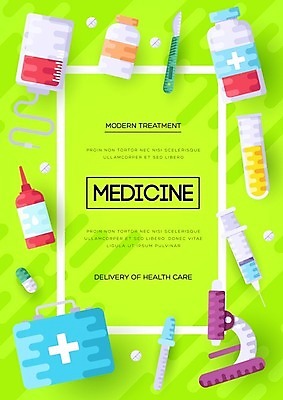 EPS 해외이미지 일러스트 의학 현미경 주사기 사람없음 연두색 알약 약 구급상자 약병 스포이트 시험관 메스 혈액주머니 해외202004 해외202105 해외일러스트 의료기기 실험기구 초록색 의료용품 혈액 수술도구 피펫 병_담는 파일형식 벡터