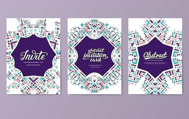 EPS 해외이미지 일러스트 추상 사람없음 세트 폴리곤 해외202004 해외202105 해외일러스트 무늬 파일형식 벡터