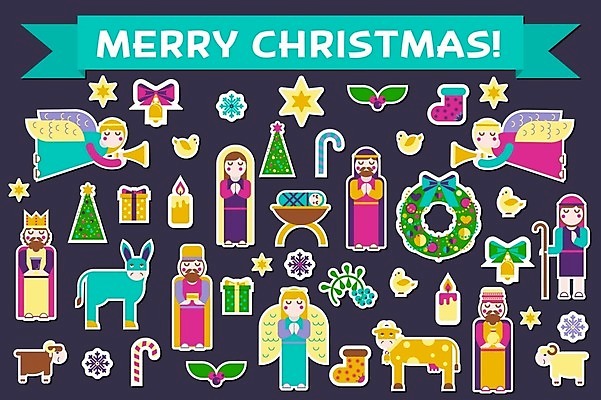 EPS 해외이미지 나무 동물 남자 기독교 종교 어린이 크리스마스 일러스트 엄마 천사 이야기 선물 사람 풍경 사람없음 교회 성경 놀이방 기도 아기 양 예수 소 아빠 양치기 가난 왕 비둘기 장면 신성 요셉 여관 베들레헴 해외202004 해외202105 해외일러스트 식물 직업 기념일 컨셉 종교용품 포유류 가족 종교건축 조류 숙소 건물 신_종교 파일형식 벡터