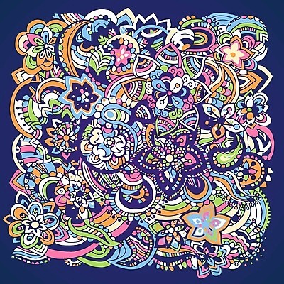 EPS 해외이미지 식물 손 꽃 꽃무늬 일러스트 프레임 사람없음 태양 축제 기하학 해외202004 해외202105 해외일러스트 자연요소 무늬 신체부위 파일형식 벡터