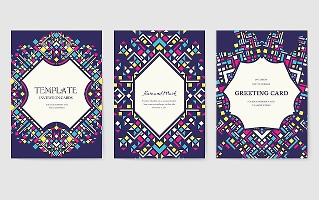 EPS 해외이미지 일러스트 추상 사람없음 남색 기하학 지오메트릭 해외202004 해외202105 해외일러스트 컬러 무늬 파일형식 벡터