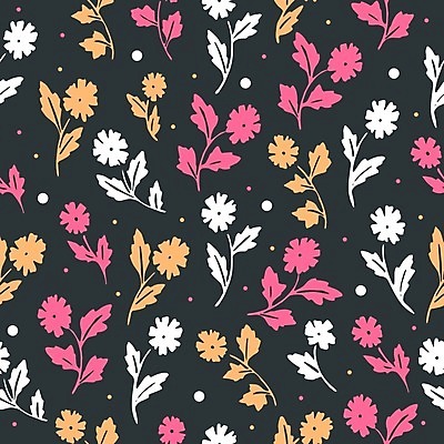 EPS 해외이미지 식물 꽃 분홍색 꽃무늬 일러스트 발렌타인데이 사람없음 새싹 낭만 데이지 파스텔톤 해외202004 해외202105 해외일러스트 컬러 컨셉 무늬 데이이벤트 파일형식 벡터