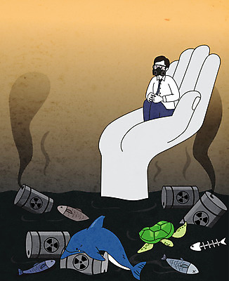 손 남자 바다 일러스트 어류 한명 상반신 성인 신체부위 수중동물 회색 환경오염 오염 거북이 위험 돌고래 웅크림 구조대 방독면 방사능 생선가시 원자력발전기호 성인남자한명만 피폭 국내일러스트 AI파일 동물 1 기호 컬러 컨셉 포유류 파충류 모션 마스크 사람 구출 남자한명만 성인남자만 파일형식 벡터