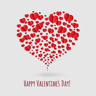 EPS 해외이미지 일러스트 발렌타인데이 사랑 사람없음 빨간색 하트 해외202004 해외202105 해외일러스트 모양 감정 컬러 데이이벤트 파일형식 벡터