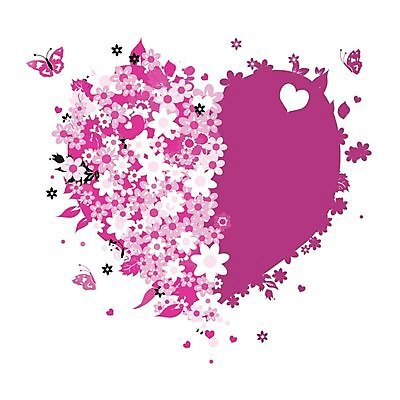 EPS 해외이미지 식물 꽃잎 꽃다발 나비 일러스트 사랑 사람없음 하트 완전 부족함 해외202004 해외202105 해외일러스트 모양 꽃 감정 곤충 컨셉 파일형식 벡터