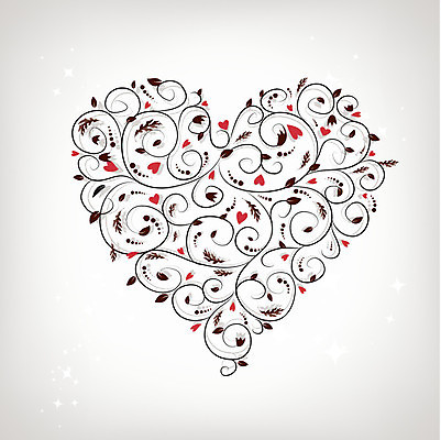 EPS 해외이미지 식물 꽃잎 일러스트 사랑 사람없음 하트 부족함 해외202004 해외202105 해외일러스트 모양 꽃 감정 컨셉 파일형식 벡터