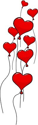 EPS 해외이미지 일러스트 사랑 사람없음 빨간색 하트 하트풍선 해외202004 해외202105 해외일러스트 모양 감정 컬러 풍선 파일형식 벡터