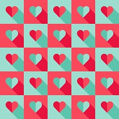 EPS 해외이미지 일러스트 사랑 사람없음 낭만 하트 기하학 해외202004 해외202105 해외일러스트 모양 감정 컨셉 무늬 파일형식 벡터