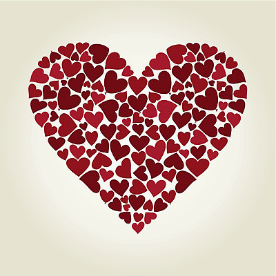 EPS 해외이미지 일러스트 사랑 사람없음 빨간색 하트 해외202004 해외202105 해외일러스트 모양 감정 컬러 파일형식 벡터