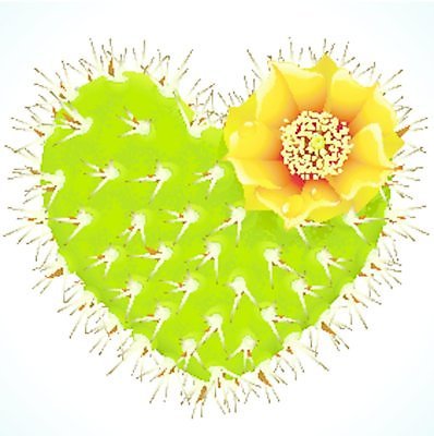 EPS 해외이미지 식물 일러스트 선인장 사랑 사람없음 하트 가시 날카로움 해외202004 해외202105 해외일러스트 모양 감정 파일형식 벡터