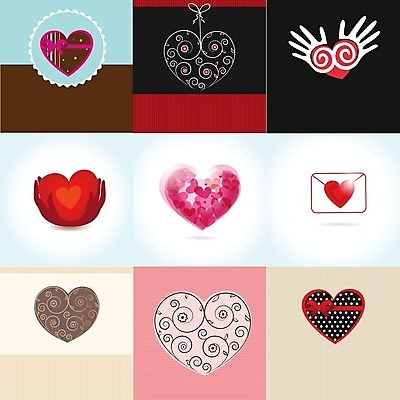 EPS 해외이미지 일러스트 사람없음 하트 해외202004 해외202105 해외일러스트 모양 파일형식 벡터