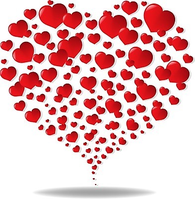 EPS 해외이미지 일러스트 그림자 사랑 사람없음 빨간색 하트 해외202004 해외202105 해외일러스트 모양 감정 컬러 파일형식 벡터