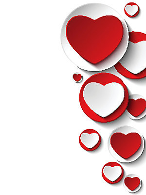 EPS 해외이미지 일러스트 사랑 사람없음 빨간색 하트 원형 해외202004 해외202105 해외일러스트 모양 도형 감정 컬러 파일형식 벡터