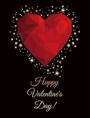 EPS 해외이미지 일러스트 사랑 사람없음 3D 하트 삼각형 크리스탈 기하학 폴리곤 해외202004 해외202105 해외일러스트 모양 도형 감정 무늬 광석 디지털합성 파일형식 벡터