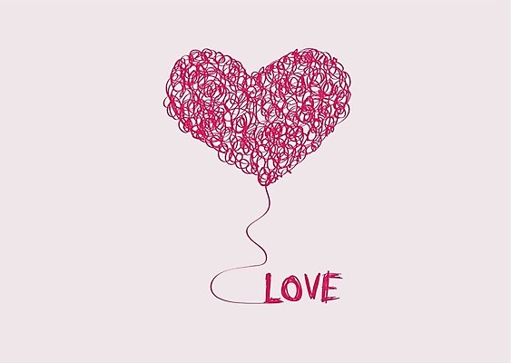 EPS 해외이미지 분홍색 일러스트 사랑 사람없음 하트 해외202004 해외202105 해외일러스트 모양 감정 컬러 파일형식 벡터