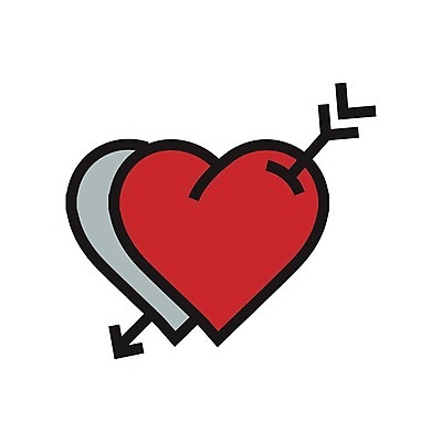 EPS 해외이미지 일러스트 사랑 사람없음 하트 힙스터 해외202004 해외202105 해외일러스트 모양 패션 감정 파일형식 벡터