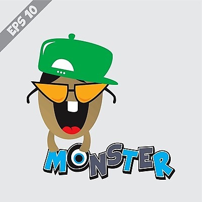 EPS 해외이미지 캐릭터 일러스트 사람없음 외계인 몬스터 해외202004 해외202105 해외일러스트 일러캐릭터 미확인물체 파일형식 벡터