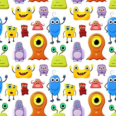 EPS 해외이미지 캐릭터 일러스트 개구리 사람없음 외계인 몬스터 반복 해외202004 해외202105 해외일러스트 일러캐릭터 양서류 미확인물체 파일형식 벡터