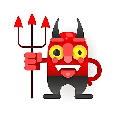 EPS 해외이미지 캐릭터 일러스트 사람없음 윤곽 이모티콘 몬스터 해외202004 해외202105 해외일러스트 일러캐릭터 파일형식 벡터