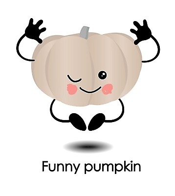 EPS 해외이미지 캐릭터 채소 일러스트 호박 사람없음 정원 고양이 몬스터 해외202004 해외202105 해외일러스트 일러캐릭터 포유류 반려동물 파일형식 벡터