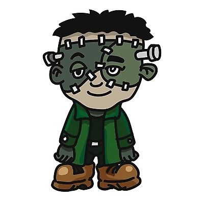 EPS 해외이미지 캐릭터 일러스트 사람없음 몬스터 프랑켄슈타인 해외202004 해외202105 해외일러스트 일러캐릭터 파일형식 벡터