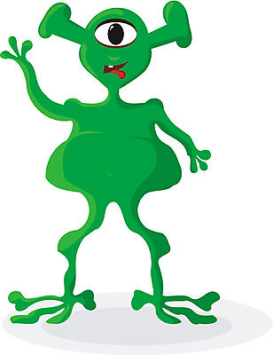 EPS 해외이미지 캐릭터 일러스트 사람없음 외계인 몬스터 해외202004 해외202105 해외일러스트 일러캐릭터 미확인물체 파일형식 벡터