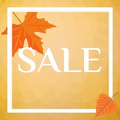 EPS 해외이미지 단풍 낙엽 일러스트 타이포그라피 사람없음 노란색 세일 가을 해외202004 해외202105 해외일러스트 문자 계절 컬러 잎 파일형식 벡터