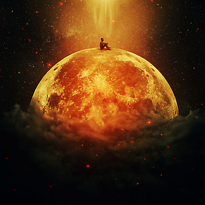 포토 JPG 해외이미지 전신 남자 별 상상 추상 한명 앉기 성인 행성 보름달 신비 웅크림 상상력 몽환 성인남자한명만 해외202004 해외202105 해외포토 자연요소 1 컨셉 무늬 모션 사람 우주 달 남자한명만 성인남자만 파일형식