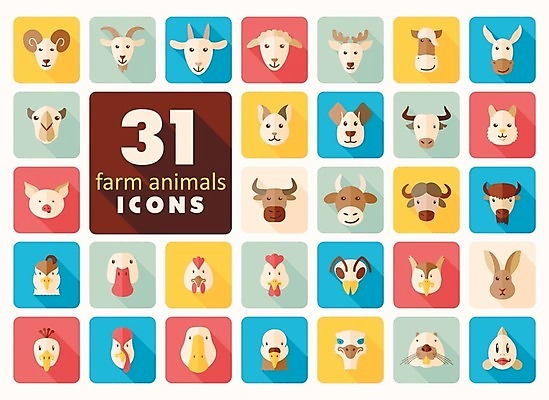 EPS 해외이미지 동물 농업 일러스트 조류 사슴 염소 오리 어류 사람없음 세트 농장 고양이 토끼 양 돼지 소 개 공작 들소 심볼 황소 비둘기 낙타 거위 당나귀 꿩 타조 칠면조 수탉 메추리 암탉 해외202004 해외202105 해외일러스트 산업 포유류 반려동물 수중동물 닭 말_동물 암컷 수컷 파일형식 벡터