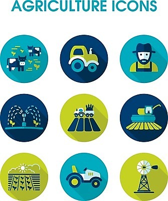 EPS 해외이미지 밭 농업 일러스트 사람없음 물 농장 기계 풍차 성장 소 농부 분무기 트랙터 펌프 밭일 스프링쿨러 해외202004 해외202105 해외일러스트 자연요소 직업 산업 포유류 농기계 특수차량 파일형식 벡터