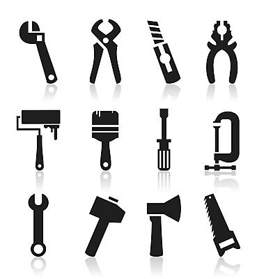 EPS 해외이미지 인터넷 일러스트 열쇠 화살 미술 사람없음 컴퓨터 공구 붓 칼 망치 삽 도끼 해외202004 해외202105 해외일러스트 문화예술 전자제품 도구 파일형식 벡터