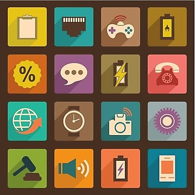 EPS 해외이미지 템플릿 일러스트 사람없음 스마트폰 세트 소리 게임 시간 판넬 퍼센트 플랫 망치 복고 베터리 셀룰러 해외202004 해외202105 해외일러스트 놀이 핸드폰 스마트기기 공구 특수기호 파일형식 벡터