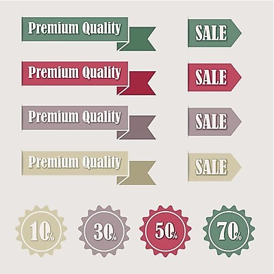 EPS 해외이미지 리본 일러스트 사람없음 쇼핑 세트 세일 원형 심볼 프리미엄 해외202004 해외202105 해외일러스트 도형 파일형식 벡터