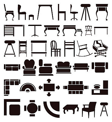 EPS 해외이미지 가구 의자 일러스트 비즈니스 탁자 사람없음 내부 소파 사무실 주방 안락의자 해외202004 해외202105 해외일러스트 생활용품 파일형식 벡터