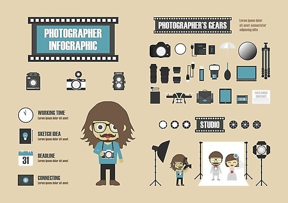 EPS 해외이미지 모델 여자 남자 웨딩드레스 일러스트 스튜디오 조명 정장 턱시도 여러명 성인 노트북 태블릿 카메라 자료 인포그래픽 사진사 카메라맨 필름 카메라렌즈 드론 베이지색 사진조명 조명장치 촬영장비 성인만 웨딩촬영 해외202004 해외202105 해외일러스트 드레스 옷 컬러 다수 사람 전자제품 스마트기기 장비 도구 작가 기념사진 파일형식 벡터