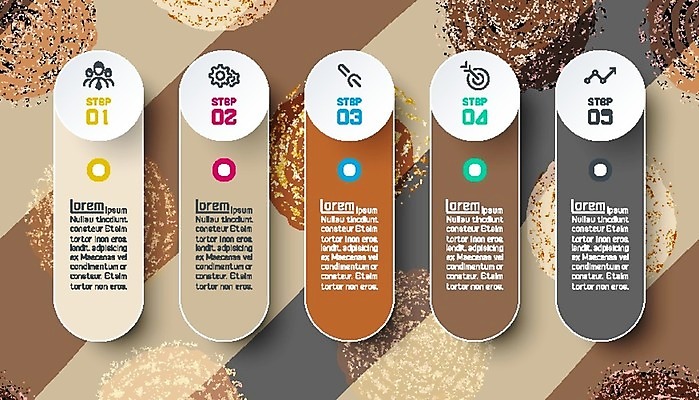 EPS 해외이미지 템플릿 디자인 배너 백그라운드 패턴 일러스트 텍스트 통신 추상 사람없음 그래픽 장식 세트 컬러풀 갈색 꼬리표 검은색 공백 인포그래픽 회색 서비스 기하학 그런지 스타일 반복 효과 해외202004 해외202105 해외일러스트 컬러 무늬 라벨 파일형식 벡터