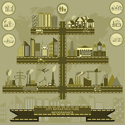 EPS 해외이미지 도로 세계지도 일러스트 공장 자동차 비행기 건설업 사람없음 건물 연두색 자전거 자료 인포그래픽 도시 발전 해외202004 해외202105 해외일러스트 건축물 산업 길 육상교통 컨셉 지도 공업 항공교통 교통시설 대중교통 초록색 세계 바이크 파일형식 벡터