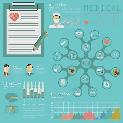 EPS 해외이미지 여자 남자 하늘색 신체 일러스트 의학 그래프 건강 여러명 상반신 성인 치료 연필 건강관리 인포그래픽 환자 의사 정보 치아 맥박 서류판 성인만 해외202004 해외202105 해외일러스트 다수 학용품 관리 사람 파란색 필기구 사무용품 의료진 소화기관 파일형식 벡터