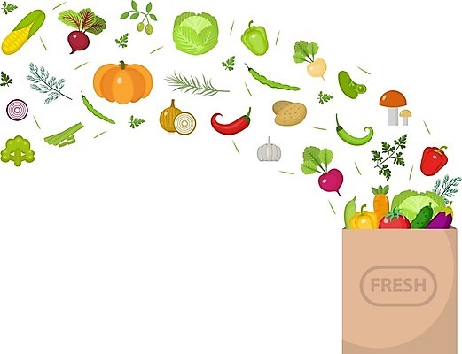 EPS 해외이미지 디자인 음식 백그라운드 채소 가방 일러스트 자연 요리 사람없음 세트 인포그래픽 샐러드 신선 플랫 구매 상품 오브젝트 유기농 패키지 슈퍼마켓 내추럴 해외202004 해외202105 해외일러스트 웰빙 잡화 쇼핑 상점 생태계 파일형식 벡터