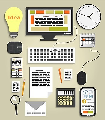 EPS 해외이미지 시계 일러스트 전구 돋보기 아이디어 사람없음 스마트폰 연필 펜 모니터 계산기 달력 키보드 마우스 지갑 편지 문서 해외202004 해외202105 해외일러스트 컨셉 문구용품 학용품 핸드폰 스마트기기 컴퓨터 필기구 컴퓨터용품 장비 파일형식 벡터