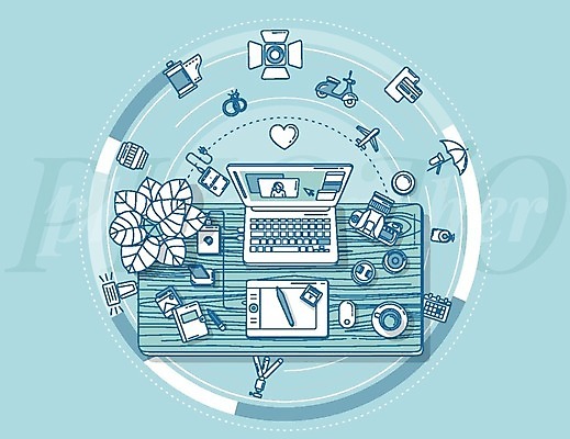 EPS 해외이미지 편집 일러스트 우산 직장 창조 사람없음 그래픽 노트북 연필 펜 카메라 디지털 모니터 인포그래픽 키보드 플랫 디자이너 사진사 작가 필름 레이아웃 삼각대 얼레 프로젝트 해외202004 해외202105 해외일러스트 직업 회사 학용품 전자제품 컴퓨터 필기구 파일형식 벡터