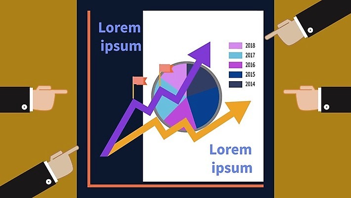 EPS 해외이미지 손 화살표 일러스트 비즈니스 회의 그래프 신체부위 가리킴 상승 해외202004 해외202105 해외일러스트 컨셉 사람 손짓 파일형식 벡터