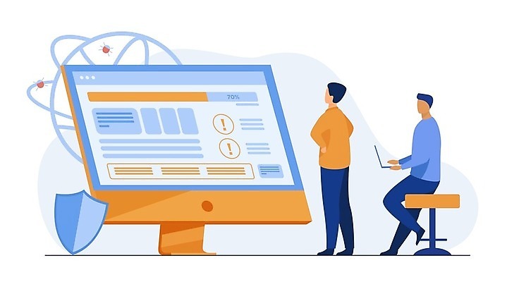 EPS 해외이미지 전신 응시 남자 허리손 일러스트 협력 들기 앉기 성인 두명 모니터 업무 개발 방패모양 컴퓨터프로그래머 프로그래머 프로그래밍 성인남자만 해외202105 해외일러스트 모양 직업 시선 포즈 모션 사람 컴퓨터 작업 방패 남자만 성인만 파일형식 벡터