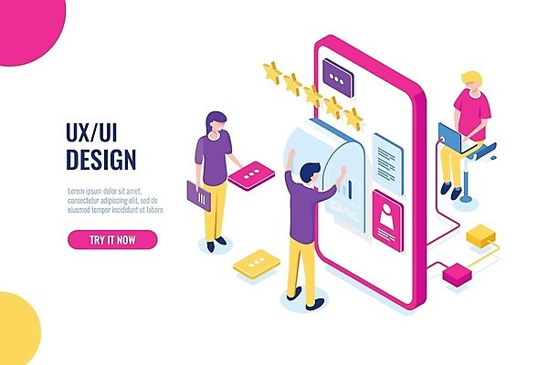 EPS 해외이미지 캐릭터 일러스트 비즈니스 모바일 아이디어 함께함 사람 건물 스마트폰 핸드폰 3D 디지털 스크린 시험 업무 체험 암호 개발 방법 소프트웨어 인터페이스 프로그래밍 목업 사용자 해외202105 해외일러스트 일러캐릭터 건축물 교육 컨셉 전자제품 스마트기기 작업 디지털합성 파일형식 벡터