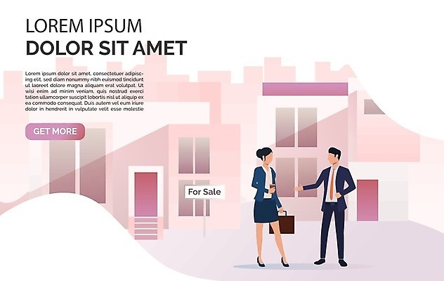 EPS 해외이미지 전신 여자 남자 커피 허리손 서류가방 일러스트 부동산 대화 서기 들기 성인 두명 건물 손들기 비즈니스맨 비즈니스우먼 부동산전문가 부동산중개업자 부동산중개인 성인만 해외202105 해외일러스트 건축물 음료 포즈 가방 비즈니스 모션 말하기 사람 직장인 재산 전문직 중개인 경영자 파일형식 벡터