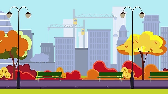 EPS 해외이미지 나무 계절 공원 벤치 일러스트 거리 미술 풍경 타이포그라피 사람없음 야외 건물 장식 도시풍경 고층빌딩 가을 등불 도시 기중기 타운 해외202105 해외일러스트 식물 문자 건축물 공공시설 의자 문화예술 조명 빌딩 중장비 파일형식 벡터