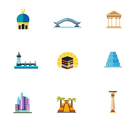 EPS 해외이미지 종교 여행 일러스트 건축양식 멕시코 사람없음 세트 평화 고층빌딩 기둥 도시 이슬람교 모스크 피라미드 체코 그리스인 천연기념물 공화국 아랍어 아즈텍 조지아 해외202105 해외일러스트 서양인 건축물 건축 유럽 나라 컨셉 북아메리카 빌딩 동유럽 랜드마크 파일형식 벡터